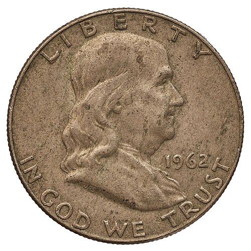 Franklin Half Dollar 1962