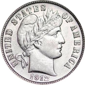 Barber Dime 1912-S