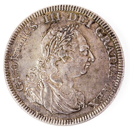 1 Dollar - George III (Type I countermark; oval)