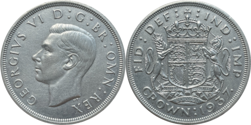 1 Crown - George VI (Coronation)