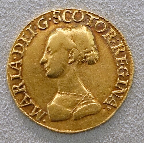 ⅓ Ryal - Mary I (5th Period, Countermark of 1578)