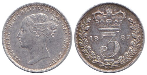 1½ Pence - Victoria (1st portrait; Colonial issue)