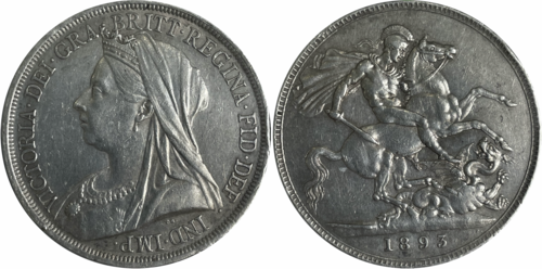 1 Crown - Victoria (2nd portrait)