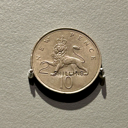 10 Pence - Elizabeth II (4th portrait; Royal Shield, non-magnetic)