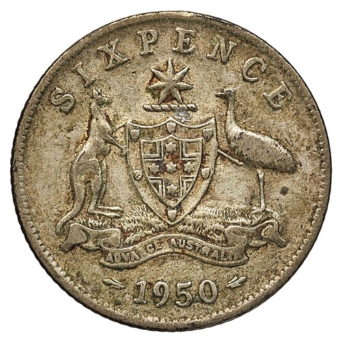 3 Pence - George VI (with 'IND:IMP')