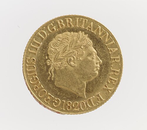 ½ Sovereign - George III