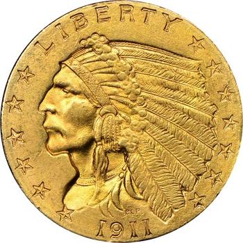 2½ Dollars "Quarter Eagle" (Pattern; gold)