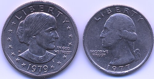 ¼ Dollar "Washington Quarter" (Eleanor Roosevelt)