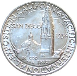 ½ Dollar - San Diego (California-Pacific Exposition)