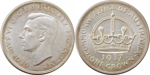 1937 George VI Coronation Crown