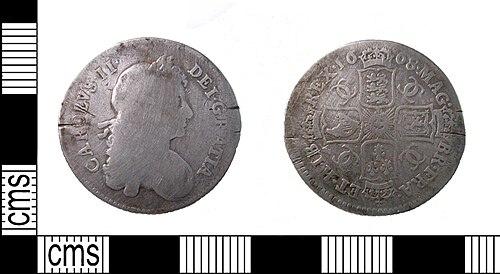 1663 Charles II Shilling