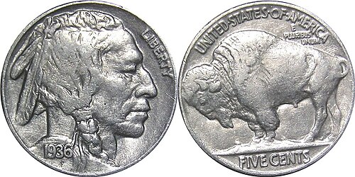 Buffalo Nickel 1936