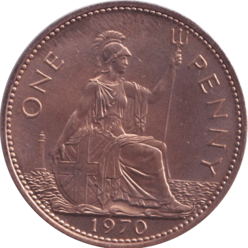 1967 Elizabeth II Penny (Last Issue)