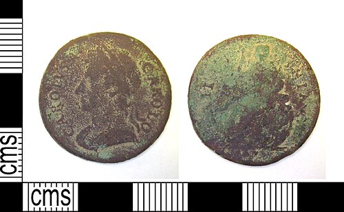 1672 Charles II Farthing (First Milled)